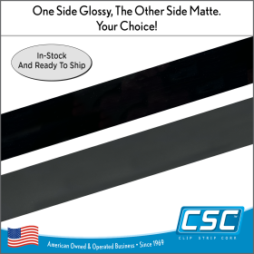 Stock Colors, Price Channel Strips on Rolls, one side is glossy the other side is matte. Your choice! PCHSR-130-010 Series