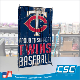 Banner Stand, 11 x 17 Countertop Sign Holder, SST-8C