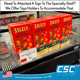 Freezer Door Shelf, Great for Cross-Merchandising Shelf-Based Products, VBR-16