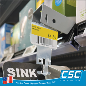 MOLDED, WMS-23, Walmart® Approved "Heavy Duty" Impulse Strip, WMS-23, by Clip Strip®