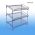 Wire Shelf Countertop Display Rack, with 3 Tiers/Shelves, Retail Product Merchandising, SWCD-320
