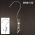 Wire Metal Easy Ceiling Sign Hanger with 5 ft. Mono-filament Barbed Cord WMH-50