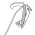 Multi-Use Universal Plastic Ceiling Hook | Hanging Accessories | HWC-6
