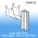 Under Shelf Spring-Mount Grip-Tite™ Sign Holder, with Hinge, USSM-25