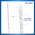 Clip Strip® Merchandising Strip, with Two Suction Cups, 6 hooks, CS-6SC