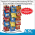 High capacity Countertop Clip Strip® Snack Rack, 48 clips, FSS-3