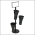 Floral Display Stand  – Includes 3 Plastic Vases & Sign Holder, FDC-165016