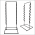 Clip Strip Countertop Snack Display Rack - Point of Purchase Merchandise Display, FSS-2