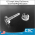 1.5" screw length, Clear styrene, pop display fastener, viking clip, nc-15