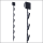 Black Metal Clip Strip® Merchandising Strip, 6 Hook Stations, MS-16BK