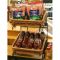 wicker basket style countertop display, WBCD-220, Clip Strip Corp.