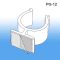 1" to 1.25" Diameter. Display Pole Gripper Sign Holder, with Adhesive, PG-12