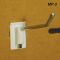2" No Sag™ Easy Remove Back Corrugated Power Panel Metal Hook, MP-2
