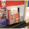 6" wide wall mount brochure holder, W-160