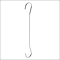 Ceiling Hooks, DBC-12. Twelve inches long with hook on each end. In stock and ready to ship, by Clip Strip®