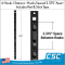 Clip Strip® Merchandising Strip, 6 Hooks, with Tape, CS-6