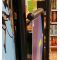 plastic fastener push and lock with washer for retail displays, 1/2 inch capacity, PLF-50