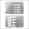 Data Tag Label Holder Multi, For Metal Wire Peg Hooks, DTL-MULTI-4