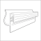 Clip Strip Corp.'s Grip Tite®- Flush Mount Sign Holder for Slatwall, EG-11-3, in stock now.