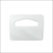 Delta Style Slot Hole PAPER Hang Tab, 1.875" W x 1.375" H, Attaches to Packaging for Merchandising on Hooks and Clip Strips, Made in USA, ETR-1875-1375