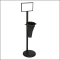 Floral Display Stand  – Includes 1 Plastic Vase & Sign Holder, Compact, FDC-125012