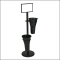 Floral Display Stand  – Includes 2 Plastic Vases & Sign Holder, FDC-145012