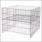 Wire Dump Bin, Collapsible, 36" Square, Black Floor Display for Bulk Retail Items, Item# WDB-36S-BK