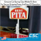 White Metal Clip Strip® Merchandising Strip, 6 Hook Stations, MS-16WH